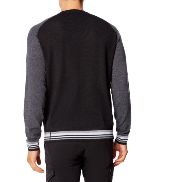 Good Man Brand Colorblock Raglan Merino Wool Sweater - Picture 2 of 6